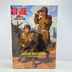 Brand New G.I. Joe Hasbro Classic Collection 442nd Infantry Nisei Soldier Vtg.